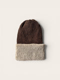 Two-toned knit beanie